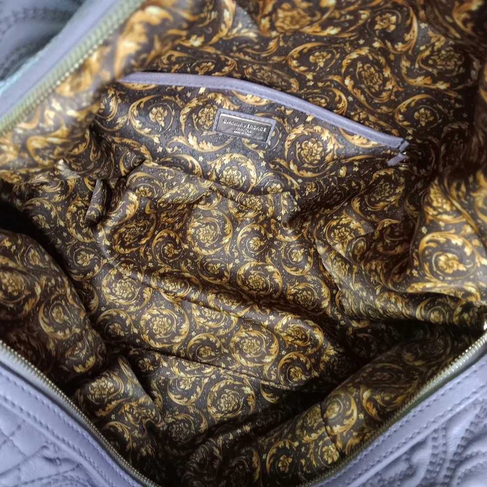 SOLD ✅️GIANNI VERSACE Vanitas Limited Edition Quilted Barocco Bag - PURPLE 💜 - Picture 15 of 17